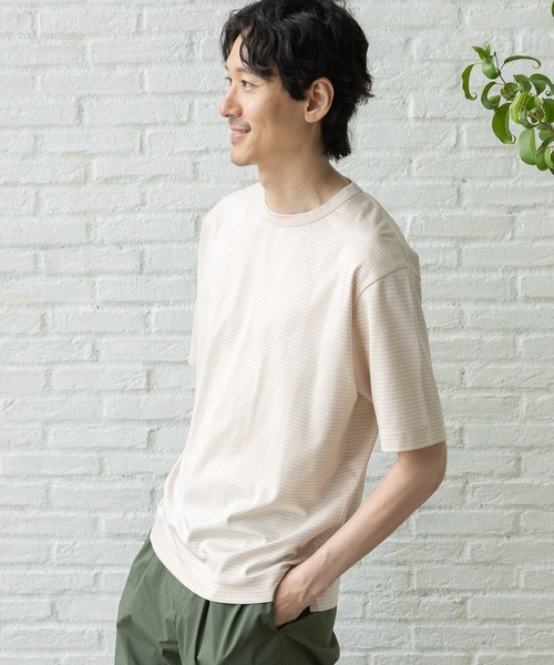 GLOBAL WORK tシャツ リッチクリーンTEE/半袖/986780 メンズ