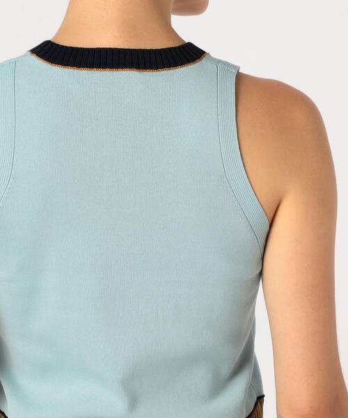 CABaN」 ノースリーブニット FREE ブルー レディース : 83266172  