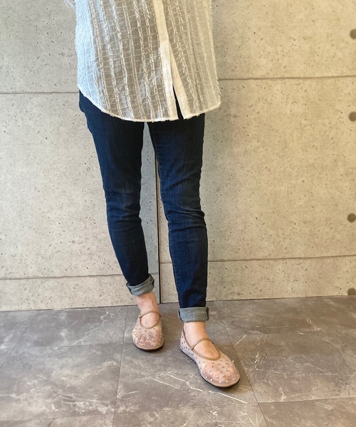 【正規品+GIFT付き】バレエシューズ パンプス チュール メリージェーンバレエシューズ 介護靴 ファスナー