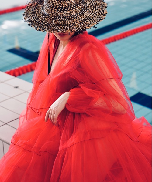ORIENT MILLINERY ラナン　チュールドレス　ワンピース　ブラック 新品未使用品⚫︎オリエントミリナリー【ラナン】 チュール