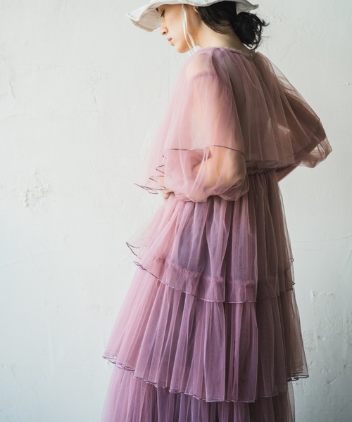 ORIENT MILLINERY ワンピース RANUN「ラナン」チュールドレス