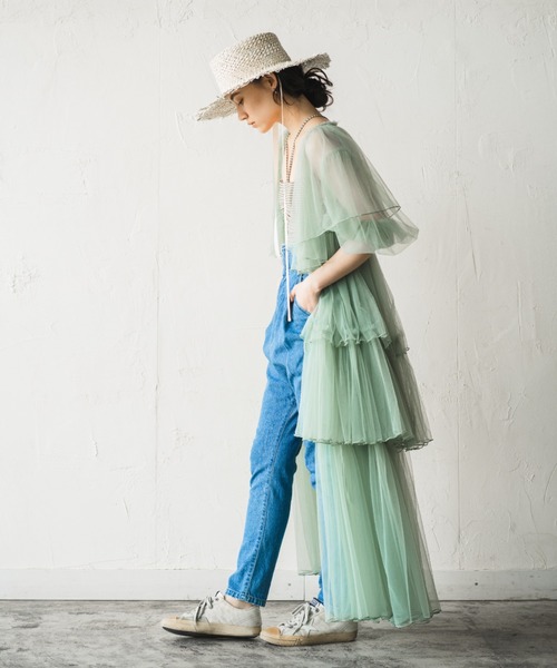 ORIENT MILLINERY ワンピース RANUN「ラナン」チュールドレス