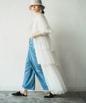 ワンピース RANUN「ラナン」チュールドレスの詳細画像4