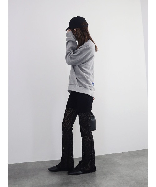 Reurie' パンツ 「ZOZO限定カラー有」レースフレアパンツ／lace