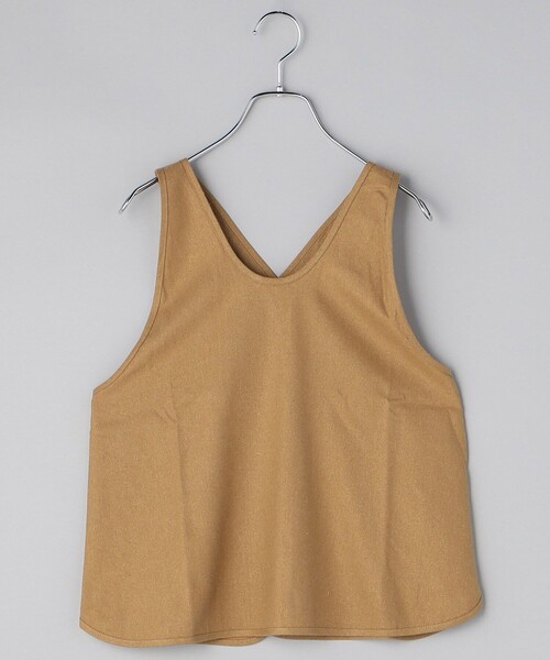タンクトップ ノースリーブ Baserange/ベースレンジ APRON TOP/エプロントップ/ベスト レディース