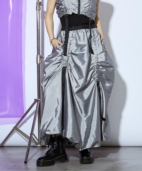 Ezick ANNONIM（エジック アノニム） スカート Many belt シャーリング