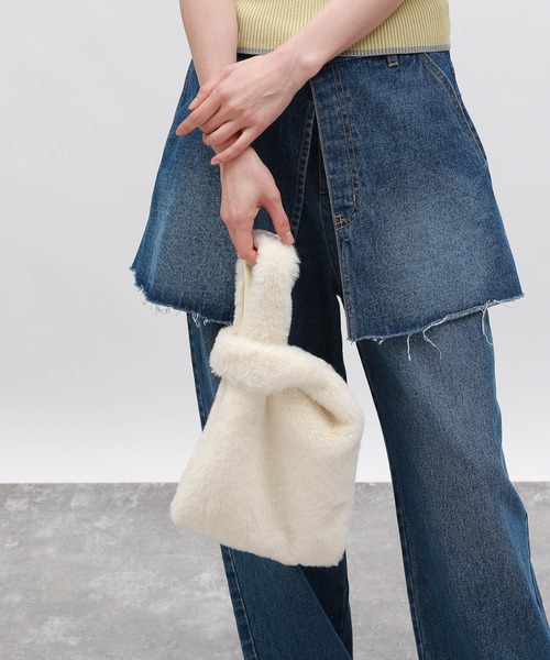 LAKOLE ショルダーバッグ バッグ ファーチェーンショルダーバッグ  