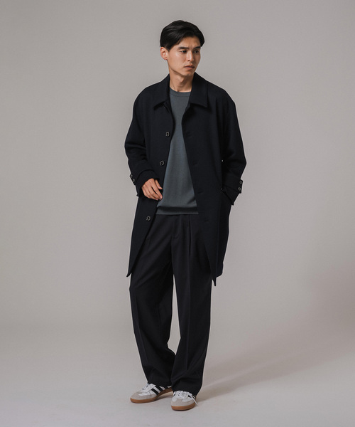 【こっきーず】MACKINTOSH ステンカラーコート　ロロピアーナ　グレ DUNFORD】【Loro Piana／ロロ・ピアーナ