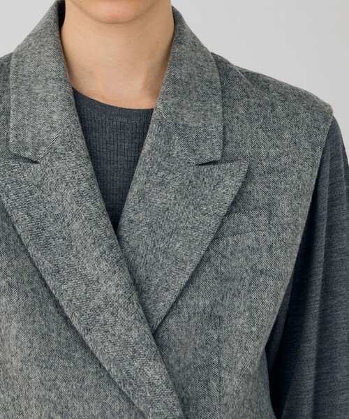 DES PRES（デプレ） ベスト ジレ ライトダブルフェイスシャギー