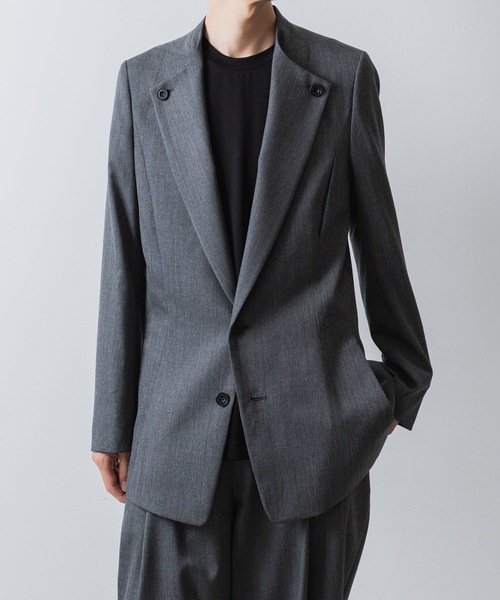 ato メンズテーラードジャケット【ノーカラー】 ATO ジャケット テーラードジャケット MAO COLLAR JACKET メンズ
