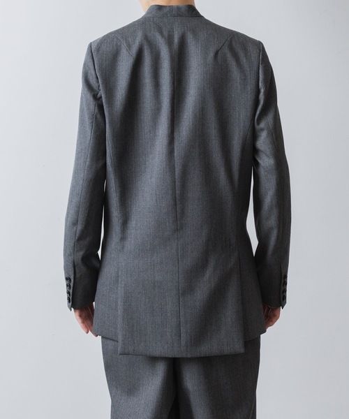 ato メンズテーラードジャケット【ノーカラー】 ATO ジャケット ノーカラージャケット CLASSIC WOOL NO-COLLAR