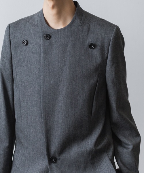 ジャケット・アウター DRAPE COAT ato ATO ジャケット テーラードジャケット LAPEL BUTTONED JACKET