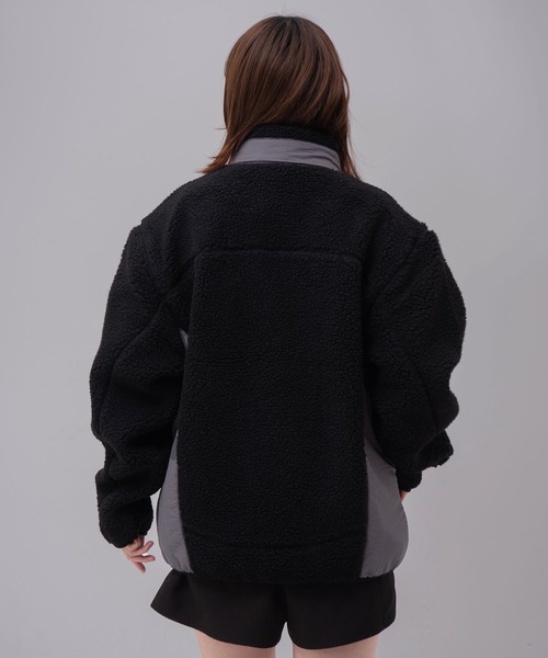 MAHAGRID（マハグリッド） コート アウター CURVED SHERPA FLEECE 