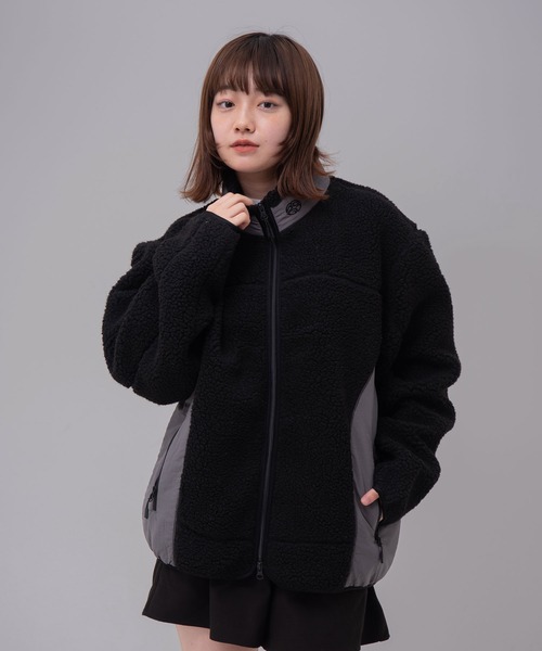 MAHAGRID（マハグリッド） コート アウター CURVED SHERPA FLEECE 