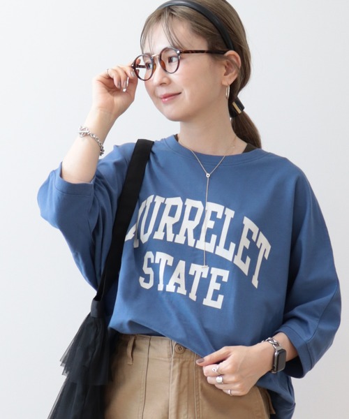 AMERICAN HOLIC（アメリカンホリック） スウェット 7分袖ドルマンミニ