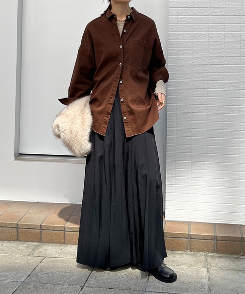 DOU DOU/ドゥドゥ今期パネルロングスカート春夏 DouDou スカート パネルプリーツスカート : ZOZOTOWN Yahoo!店