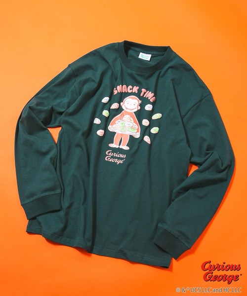 LB/S tシャツ 「CURIOUS GEORGE/おさるのジョージ」 オリジナル