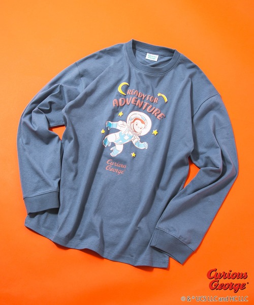 おさるのジョージ様 ロンT LB/S tシャツ 「CURIOUS GEORGE/おさるのジョージ」 オリジナル