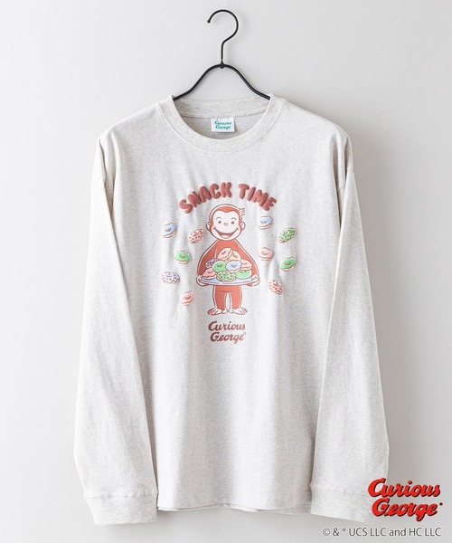 おさるのジョージ様 ロンT LB/S tシャツ 「CURIOUS GEORGE/おさるのジョージ」 オリジナル