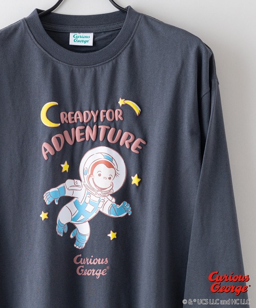 LB/S tシャツ 「CURIOUS GEORGE/おさるのジョージ」 オリジナル