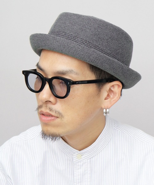 Ruben 帽子 ハット コットン混 微起毛 サーモ ポークパイハット