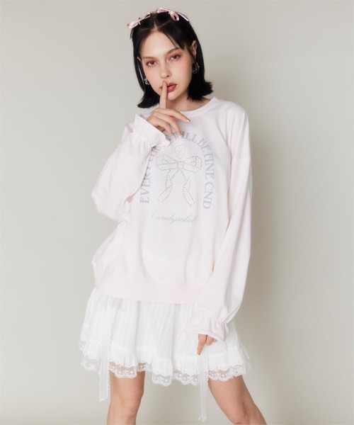 Candy Stripper トレーナー スウェット CANDYS CLUB トップス