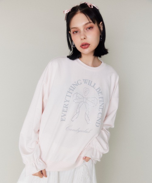 Candy Stripper トレーナー スウェット CANDYS CLUB トップス