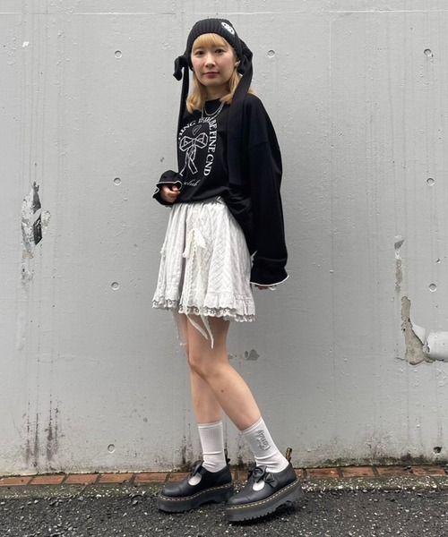 candy stripper チェーン金具付きスウェットチュニック サイズ2 Candy Stripper トレーナー スウェット CANDYS CLUB トップス