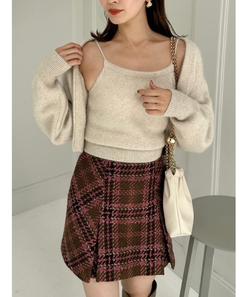 パンツ ロービングチェックスカショーパン レディース : 87295172 
