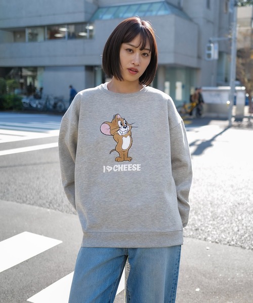 GU トムとジェリー スウェット プルオーバー XXL 裏起毛  タフィー GU - GU トムとジェリー スウェット プルオーバー XXL 裏起毛 タフィー