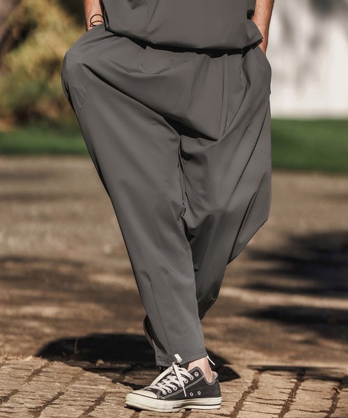 パンツ PT01_EVO FIT_STRETCH_size46_Romania_made CAMBIO パンツ mp13210-Stretch Nylon Balloon Silhouette Easy