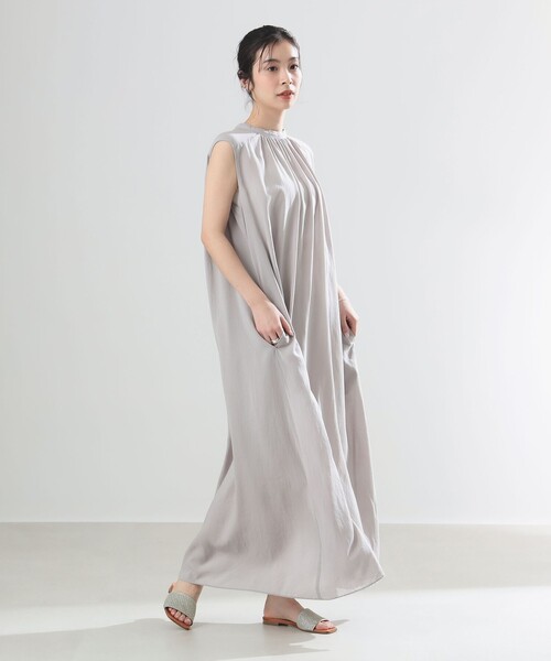 Demi-Luxe BEAMS ワンピース AK+1 / 2WAY ギャザーワンピース
