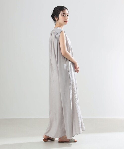 Demi-Luxe BEAMS ワンピース AK+1 / 2WAY ギャザーワンピース