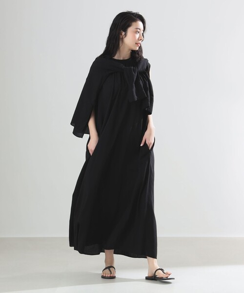 Demi-Luxe BEAMS ワンピース AK+1 / 2WAY ギャザーワンピース