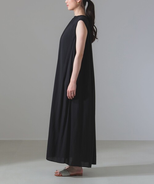 Demi-Luxe BEAMS ワンピース AK+1 / 2WAY ギャザーワンピース