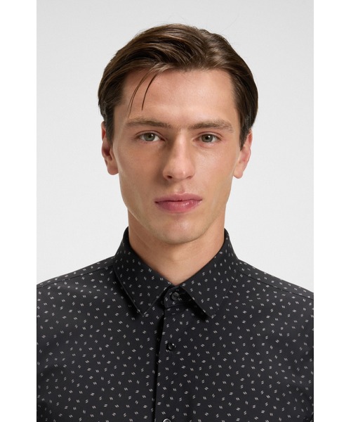 BOSS（HUGO BOSS） シャツ スリムフィットシャツ プリント