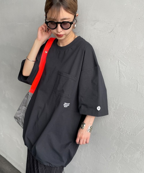 Marmot tシャツ 「Marmot/マーモット」 別注 ドローコード付き