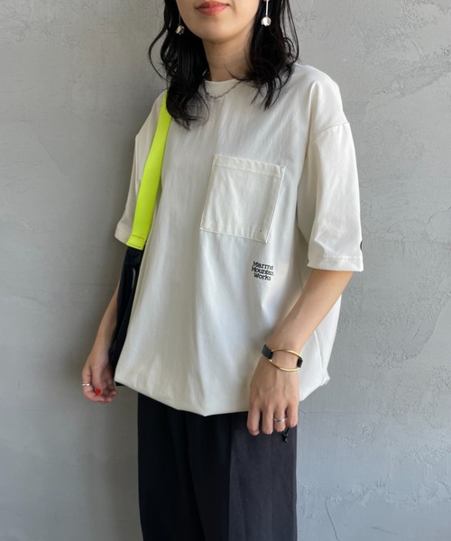 Marmot tシャツ 「Marmot/マーモット」 別注 ドローコード付き