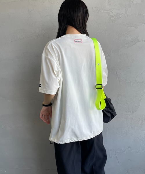 Marmot tシャツ 「Marmot/マーモット」 別注 ドローコード付き