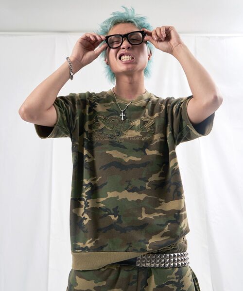 SEQUENZE tシャツ 「sqnz（エスキュンズ）」sqnz applique pack