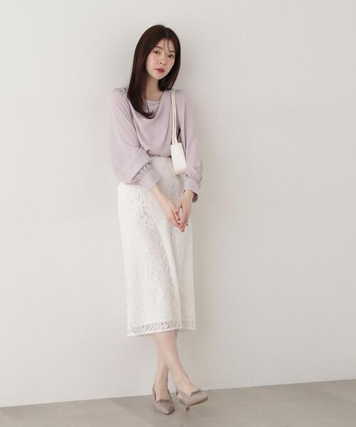 Prince フリル袖 Tシャツ＆レーススカート 肩開きフリルTシャツ 2024春夏 ｜子供服&ベビー服 ブランシェス