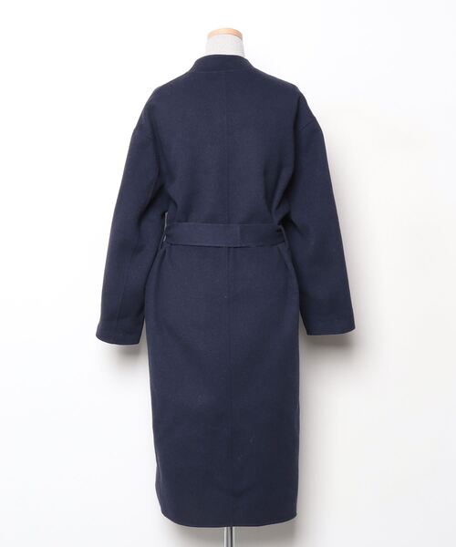 UNITED ARROWS（ユナイテッドアローズ） ノーカラーコート 36 ネイビー