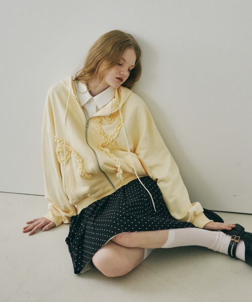 【お値下げ】frill hoodie ロージーモンスター　フリル　パーカー お値下げ】frill hoodie ロージーモンスター フリル パーカー