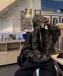 パーカー カモフラ 迷彩 パーカー 韓国ファッ...の詳細画像5