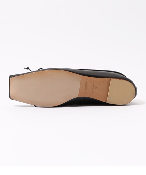 パンプス CHEMBUR SQ FLAT STUDS BALLET シューズの画像