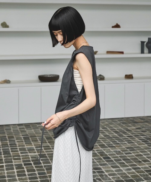 トップス iiaeaua SLY ニット セーター DUAL COLOR FRONT ZIP KNIT TOPS デュアル