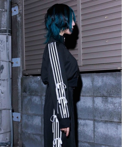 axes femme POETIQUE ジャージ リボンライントラックジャケット