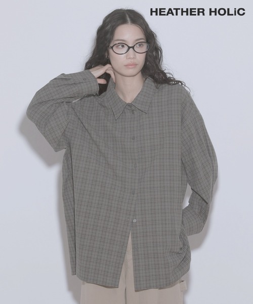 ブラウス シャツ HOLiC アソートBIGシャツ　323504 レディース Heather ブラウス シャツ HOLiC アソートBIGシャツ 323504
