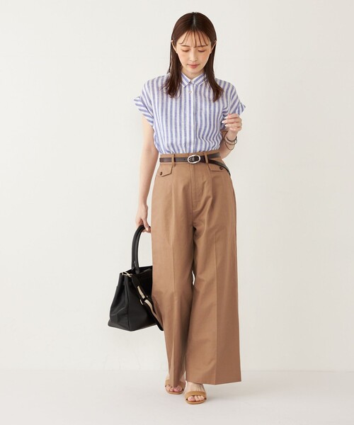 SHIPS Colors ベルト Colors:オーバル バックル レザー