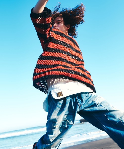 glamb 「glamb」 半袖ニット L レッド メンズ : ZOZOTOWN Yahoo